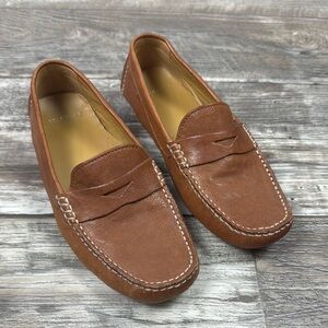 🌟COLE HAAN 🌟Women 🌟Brown Leather Loafers, Size 6.5B